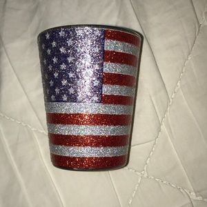 Glitter American Flag Shot Glass